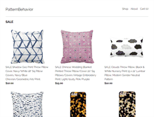 Tablet Screenshot of patternbehavior.com